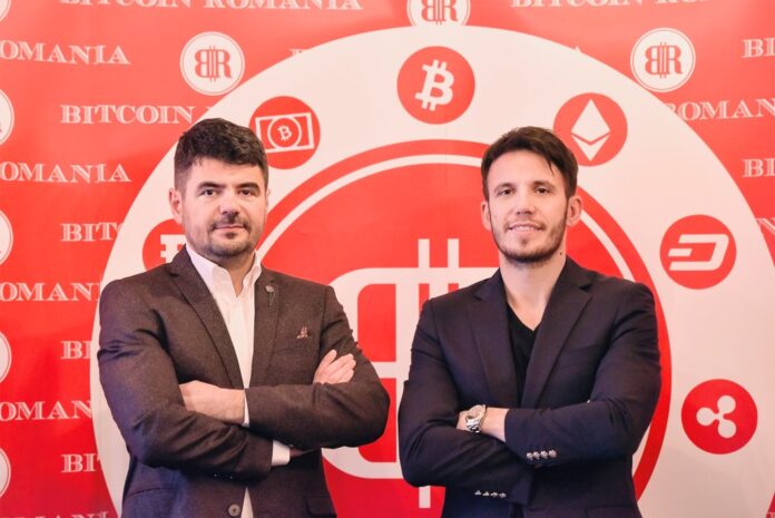 Constantin (stânga) și George (dreapta) Rotariu, fondatorii Bitcoin Romania