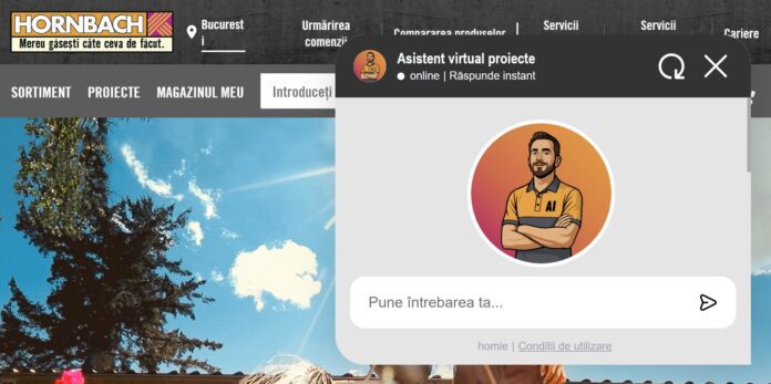 Hornbach România introduce primul asistent virtual AI din retailul de bricolaj local